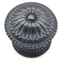 Antika Tarz Dekoratif Pirinç Papatya Kapı Babası - 73MM, Oksit