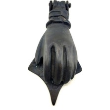 Antika Tarz Dekoratif Pirinç El Kapı Tokmağı, Taktak - 167X75 Mm, Oksit
