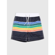 Gap Erkek Bebek Çok Renkli Colorblock Bağcıklı Mayo