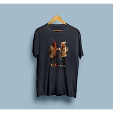 Bahriyeli Collection Oversize Best Friend / En Iyi Arkadaş Tasarım T-Shirt