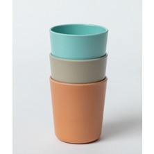 One Little Foodie Bambu Bardak 3'lü Set (250 Ml)