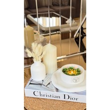 Elite Özel Tasarım Pinteres Vazo Mum Aksesuar Seti Dekoratif Ürün 4 Lü Set 1 Adet