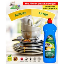 Elde Bulaşık Deterjanı Üç Etkili Güç Limon 750ML - Yağ Çözücü ve Ferah Limon Kokusu 4lü