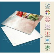 Ac Amisos Temperli Kırılmaz Cam Kesim Panosu 25X35 cm
