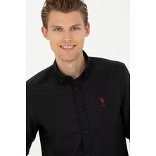 U.S. Polo Assn. Erkek Siyah Gömlek Basic 50277310-VR046