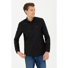 U.S. Polo Assn. Erkek Siyah Gömlek Basic 50277310-VR046