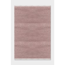 Dekozer Lidya Bej/Füme Pamuk Dokuma Yumuşak Halı | Kaymaz Tabanlı, Yıkanabilen Modern Tasarımlı Kilim