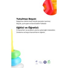 Kiki Çıngıraklı Altıgen Halkalar Bebek Oyuncak Eğitici Oyuncak