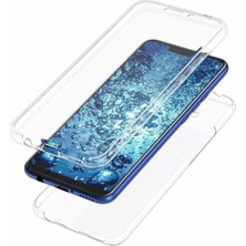 Huawei Mate 20 Lite Uyumlu Ön Arka 360 Tam Koruma Şeffaf Soft Silikon Kılıf