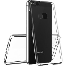 Huawei P10 Lite Uyumlu Ön Arka 360 Tam Koruma Şeffaf Soft Silikon Kılıf