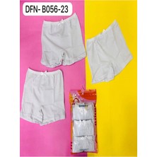 %95 Pamuk 3'lü Kız Çocuk Boxer
