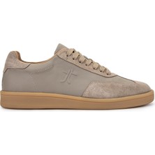 Tamer Tanca Erkek Hakiki Deri Vizon Sneakers & Spor Ayakkabı 233 5100 Erk Ayk Y25 Vızon Dr/suet
