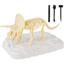 Dinozor Kazı Kitleri Oyuncak Eğitimi ve Kı 3-12 Yaş Triceratops (Yurt Dışından)