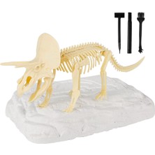 Dinozor Kazı Kitleri Oyuncak Eğitimi ve Kı 3-12 Yaş Triceratops (Yurt Dışından)
