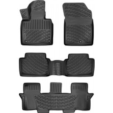 Rizline Kia Sorento (Benzinli) 2021+ (7 Koltuk-3 Sıra) 3D Havuzlu Paspas