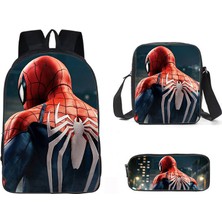Fernca1 Marvel Spider-Man Reunion Çevresel Öğrenci Okul Çantası Omuz Çantası Karikatür Sırt Çantaları (Yurt Dışından)