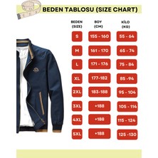 Nakış Armalı Mevsimlik Erkek Mont & Ceket Lacivert