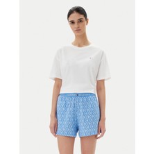 Tommy Hilfiger Kadın Mavi Şort Takım UW0UW05760