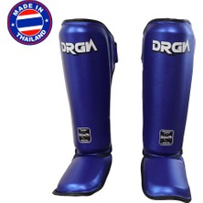 Dragondo DRGN-T52 Hakiki Deri Kaval Koruyucu Mavi Muay Thai Kaval Koruyucu