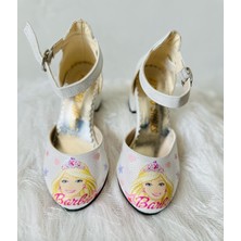 Gala Barbie Baskılı Topuklu Çocuk Ayk