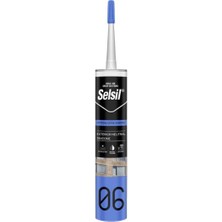 Selsil Nötr Dış Cephe Silikonu 300 ml Gri