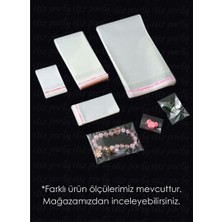 Eliz Party 15X30CM Şeffaf Bantlı Yapışkanlı Parlak Jelatin Poşet Hediye Çeyiz Aksesuar Paketleme Poşeti 100 Ad