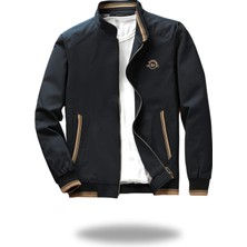 Ixir Nakış Armalı Mevsimlik Erkek Mont & Ceket Siyah