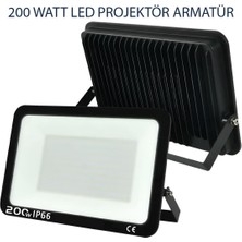 200 Watt LED Projektör IP65 Dış Mekan LED Aydınlatma