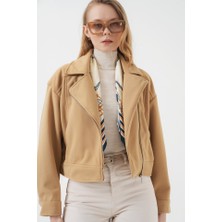 Deridün Yıldız Shoes 0717 Kısa Kaşe Ceket - Bisküvi