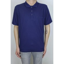 Santa Fistan Store Erkek Klasik Kesim Rahat Kalıp Tek Cepli Polo Yaka Battal Tişört