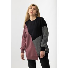 Suede Style 9097 - 2 Iplik Kot Garnili Rahat Şık Kadın Tunik