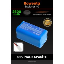 Robo-Mi Rowenta Explorer 40 2600mAh Robot Süpürge Bataryası - Koruma Katmanlı Batarya Teknolojisi