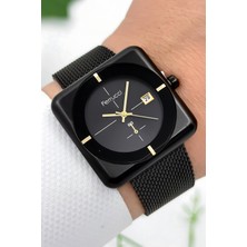 Ferrucci Takvimli Erkek Kol Saati Çelik Kasa & Çelik Kordon Siyah ZMFER183