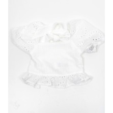 Çıkoby Fıstolu Kız Çocuk Dokuma Bluz