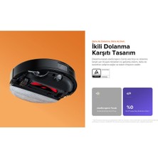 S8 Pro Akıllı Robot Süpürge Siyah