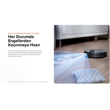 S8 Pro Akıllı Robot Süpürge Siyah