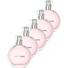 Avon Wish Of Love Kadın Parfüm Edt 50ml. Beşli Set