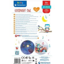 Easy Tedarik 17801 Baby Clementoni - Işıklı Pelüş Baykuş