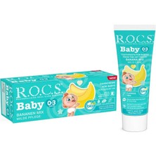 R.o.c.s.bebek Diş Macunu Muz Püresi Tadında 0-3 Yaş 45 Gr.glpzr