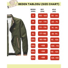 Nakış Armalı Mevsimlik Erkek Mont & Ceket Yeşil