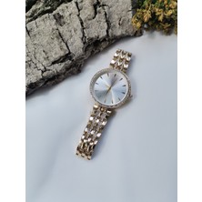 Luna Jewelry Aurora Zirkon Taşlı 316 L Çelik Kadın Saati