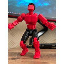 Dummy Red Hulk 3D Baskı Hareketli Figür – 16 cm Koleksiyonluk Oyuncak