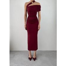 Deridün Yıldız Shoes Reta Çapraz Omuz Elbise