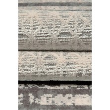 Kreasyon Halı Mazzini 1478 Gri Uzun Ömürlü Yumuşak Dokulu Salon Mutfak Koridor Oturma Odası Yolluk Halı