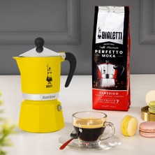 Bialetti Rainbow Sarı Mokapot 3 Cup ( Rainbow 3 Cup Yellow Moka Pot)
