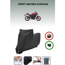Breen Kawasaki Z 650 Için Kilit Uyumlu Siyah Motosiklet Branda, Güvenli, Su Geçirmez