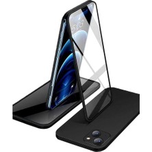 Apple iPhone 13 Mini Uyumlu 360 Derece Tam Kaplayan Cam Kapak Kılıf