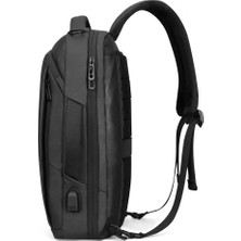 Mark Ryden Darwin Su Geçirmez Çok Gözlü USB Girişli 15.6" Laptop Uyumlu Sırt ve Evrak Çantası