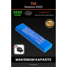 Robo-Mi Tcl Sweeva 2000 3500mAh Robot Süpürge Bataryası - Yüksek Yoğunluklu Li-ion Hücre
