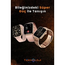 Kadın Akıllı Saat  G9 Mini Flamingo Kolye Hediyeli Ios ve Android Uyumlu 38MM 2.2inç